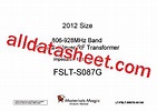 FSLT-S087G Datasheet(PDF) - Hitachi Metals, Ltd