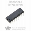 SN74LS670N MOTOROLA Other Logic ICs - Veswin Electronics