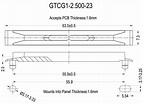 GTCG1-2.500-23 / TCG1| Leiterplattenführung | Americom GmbH
