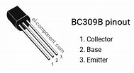 BC309B pnp transistor complementary npn, replacement, pinout, pin ...