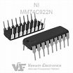 MM74C922N NI Codec ICs - Veswin Electronics