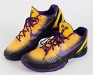 2010-11 Los Angeles Lakers - Kobe Bryant Worn Shoes Custom Mamba Snake ...