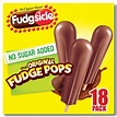 Popsicle Original Fudge Pops No Sugar Added For a Frozen Chocolate ...