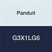 Panduit G3X1LG6 Type G Wide Slot Wiring Duct, PVC, 3" x 1" x 6', Light ...