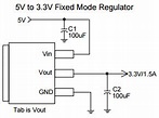 Typical Application for AP1086 1.5A Low-Dropout Positive 5V to 3.3V ...