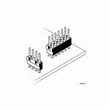 Low Profile Jumper, Double Row, Multi Position Busbar, 4 Positions, 2 ...