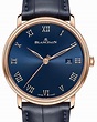 Blancpain Villeret Ultraplate Red Gold Blue Dial 6651 3640 55B ...