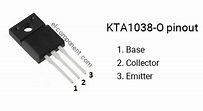 KTA1038-O pnp transistor complementary npn, replacement, pinout, pin ...