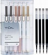Amazon.com: TUL Retractable Gel Pens, Medium Point, 0.7 mm, Pearl White ...