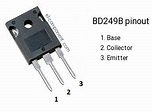 BD249B npn transistor complementary pnp, replacement, pinout, pin ...