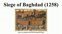Siege of Baghdad (1258) - YouTube