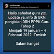 Pengumuman Jadwal Tes Seleksi PPPK Guru Tahap 3 Dan Pemberkasan Tahap 2 ...