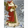 Santa in Robe Box of 18 Christmas Cards | PaperCards.com