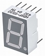 HDSP-5503 | Display LED 7 segmentos Broadcom de 1 caract., Rojo, Vf= 2 ...