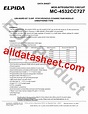MC-4532CC727 Datasheet(PDF) - Elpida Memory