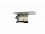 Silverstone SST-ECM22 Dual M.2 to PCIe x4 NVMe SSD and SATA 6 G Adapter ...