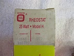 NIB OHMITE 25W Model H RHEOSTAT 350 OHMS RHS350 | eBay