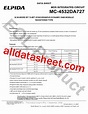 MC-4532DA727EF-A75 Datasheet(PDF) - Elpida Memory