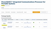Enquiry on MPC823 and MPC823E product. - NXP Community