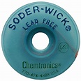 Chemtronics 40-4-10 Solder Wick, Lead Free, 0.110" x 10 ft Roll, #4 ...