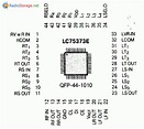 Микросхема LC75373E - стерео регулятор громкости, баланса, тембра (упр ...