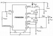 Typical Application Circuit for FAN6520A Single Synchronous Buck PWM ...