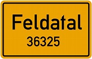 36325 Feldatal Straßenverzeichnis: Alle Straßen in 36325