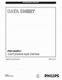 PDI1394P21BE Datasheet PDF , Philips : 3-port physical layer interface