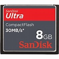 Sandisk 8GB Extreme CF memory card - UDMA 60MB/s 400x (SDCFX-008G-A61 ...