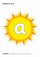 Alphabet on suns (SB1426) - SparkleBox