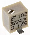 3224X-1-103E | Potenziometro trimmer Bourns, 10kΩ, 12 giri, Regolazione ...
