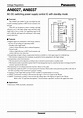 AN8037 Datasheet PDF - Datasheet4U.com