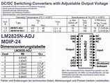 1.0A Adjustable DC-DC Converter MDIP-24 Type LM2825N-ADJ, Grieder ...