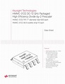 HMMC—3122 DC-12 GHz Packaged High Efficiency Divide-by-2 Prescaler PDF ...