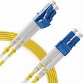 BEYONDTECH LC to LC Fiber Patch Cable Single Mode Duplex - 2m (6ft) - 9 ...