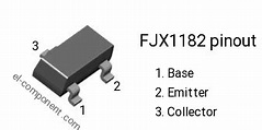 FJX1182 pnp smd sot-323 transistor complementary npn, replacement ...