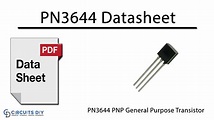 PN3644 PNP General Purpose Transistor - Datasheet