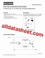 KA78L05AAZTA Datasheet(PDF) - Fairchild Semiconductor