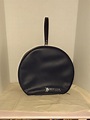 Vintage Round Suitcase Carry on Bag Navy Blue - Etsy