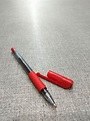Bút Bi Dầu Nắp Đậy Arrow 1.0mm - Deli Q01740 - Mực Đỏ