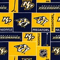 NHL Nashville Predators Block Fleece Fabric | Hobby Lobby | 1676212