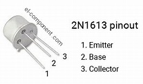 2N1613 n-p-n transistor complementary pnp, replacement, pinout, pin ...