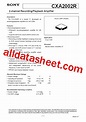 CXA2002 Datasheet(PDF) - Sony Corporation