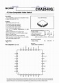 CXA2040 Datasheet_PDF文件下载_芯片资料查询_维库电子市场网