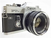 Lot - Canon FTB Film Camera & Accessories, Flash