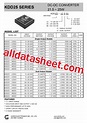 KDD25-12S02 Datasheet(PDF) - List of Unclassifed Manufacturers