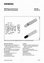 SFH303 Data Sheet | Siemens Semiconductor Group