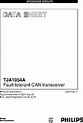 TJA1054A datasheet - TJA1054A; Fault-tolerant CAN Transceiver