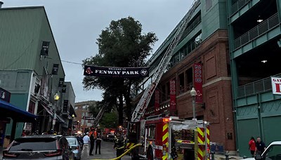 Food service equipment catches fire inside Fenway Park