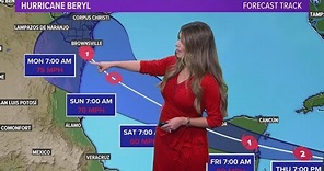 Hurricane Beryl: Latest path, timeline, Texas forecast